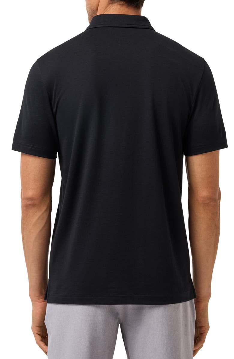 TravisMathew Warm Skies Polo, Alternate, color, Black
