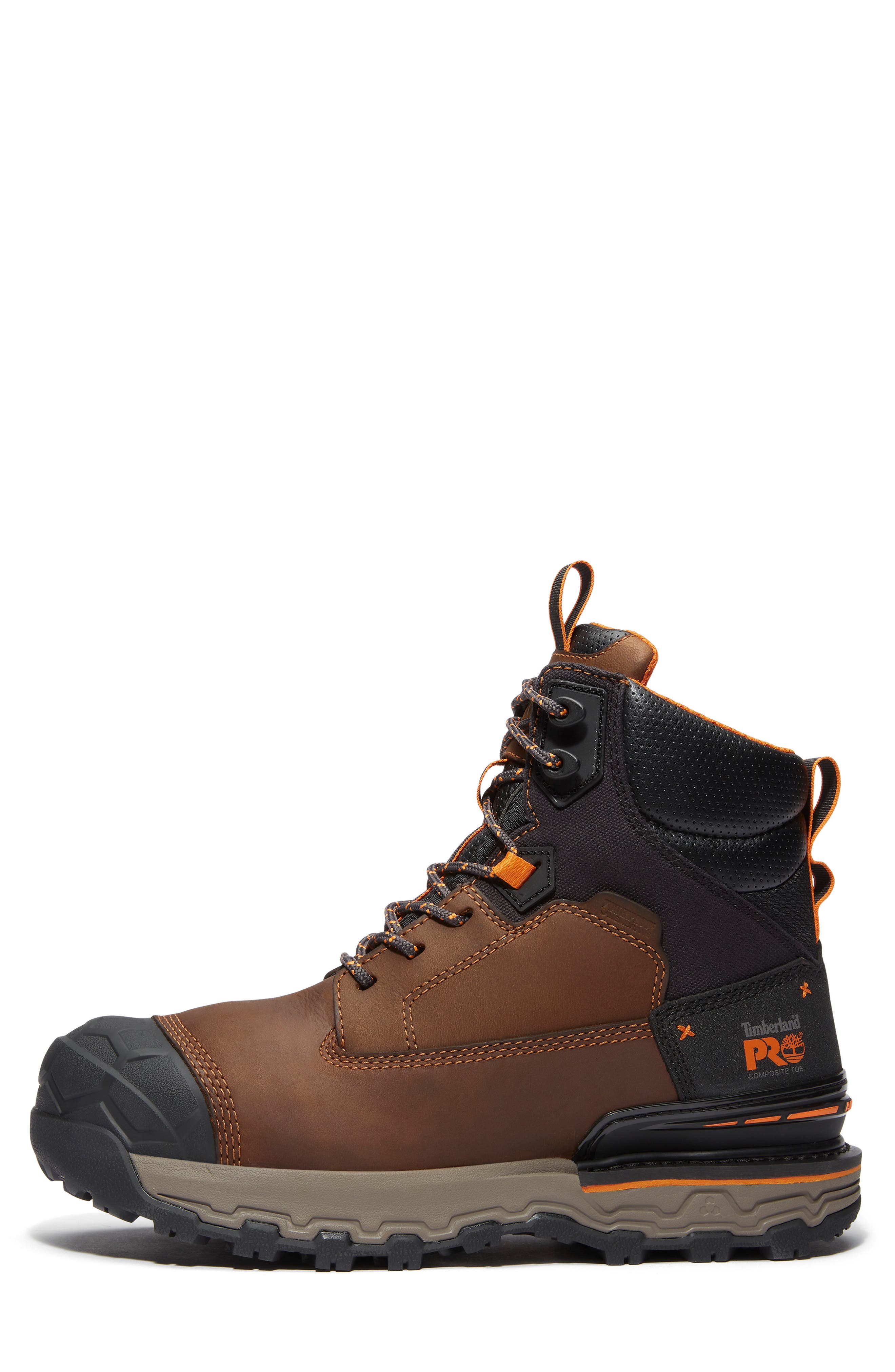 Boondock Ultralight CSA 6" Composite Toe Waterproof Work Boot, Alternate, color, MEDIUM BROWN FULL GRAIN
