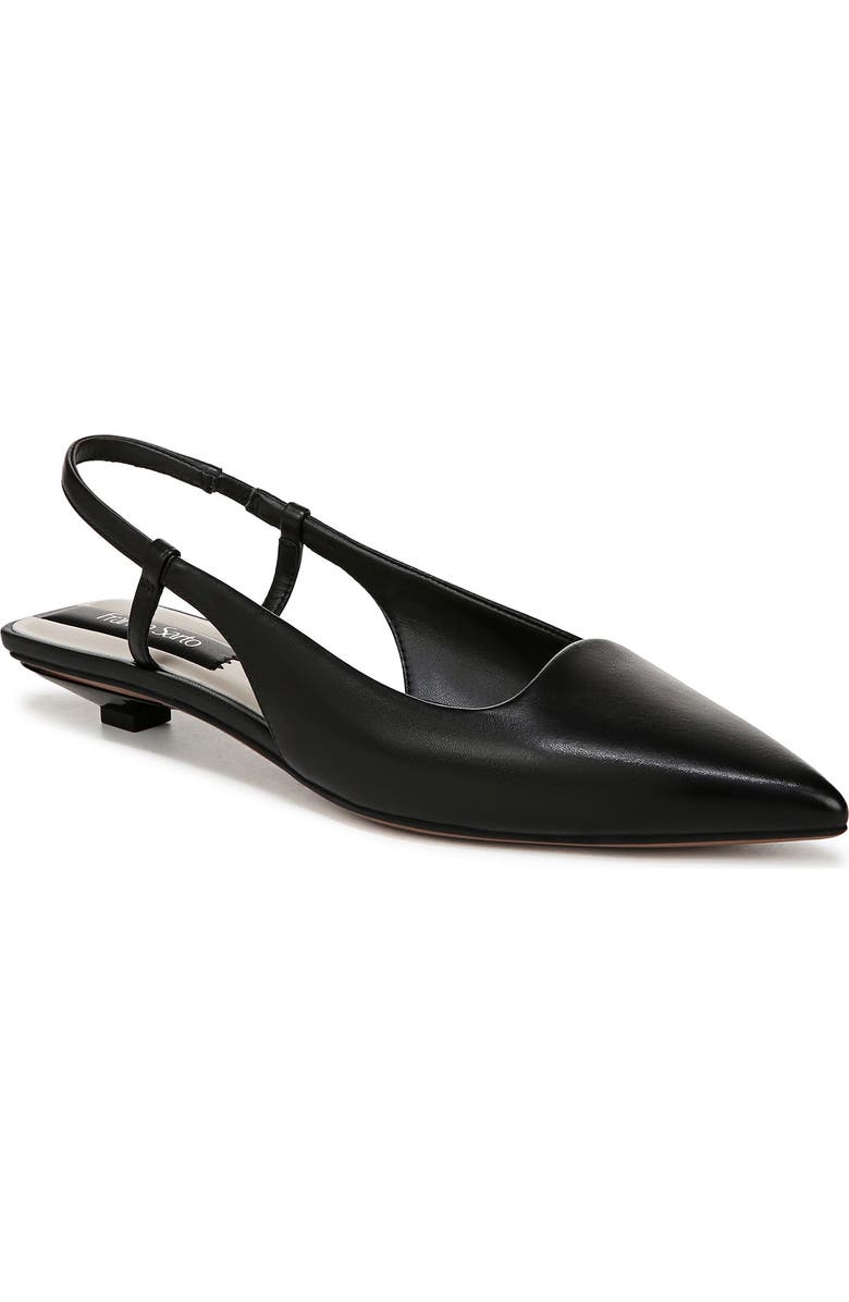 Franco Sarto Palmira Slingback Pointed Toe Pump - Wide Width Available, Main, color, Black