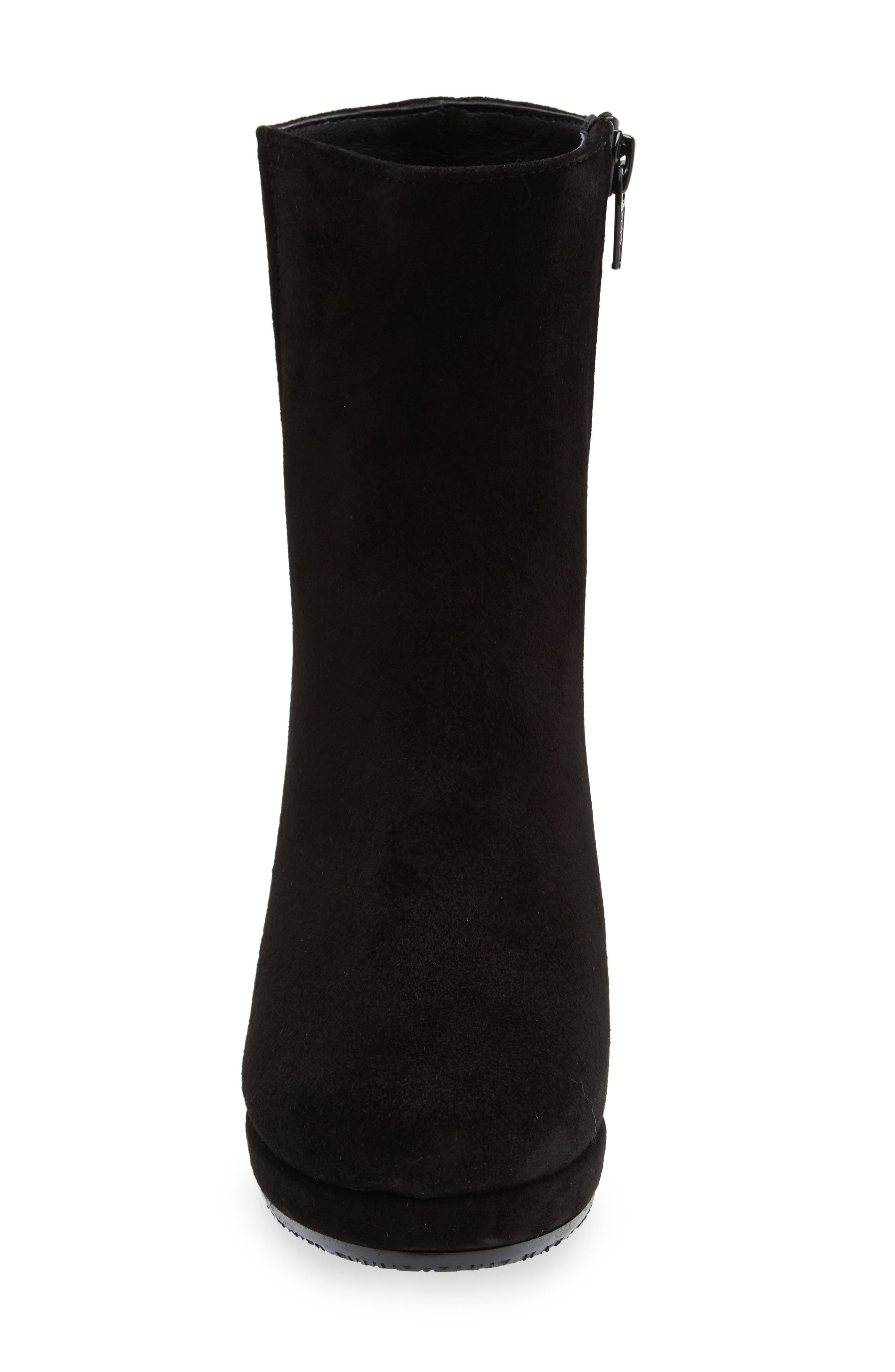 Cordani Nickie Platform Bootie, Alternate, color, Black Suede