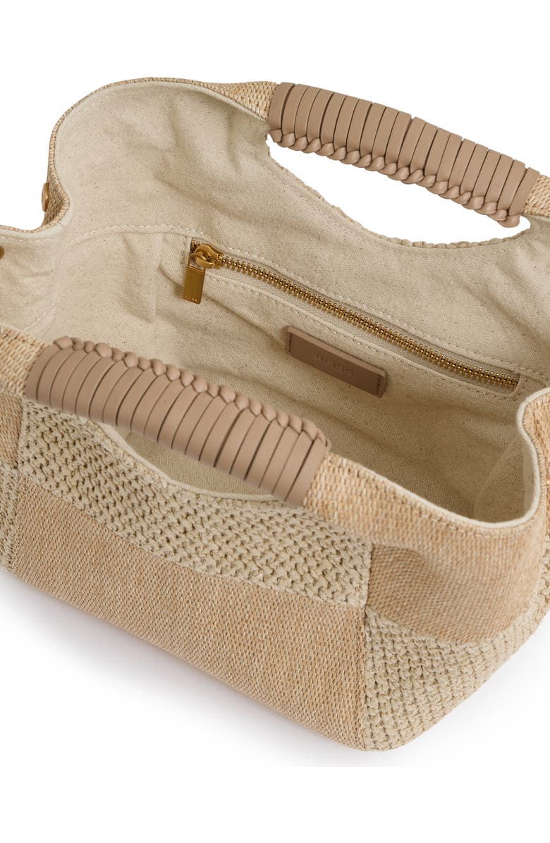 Reiss Rosalie Woven Top Handle Bag, Alternate, color, Rosalienatural
