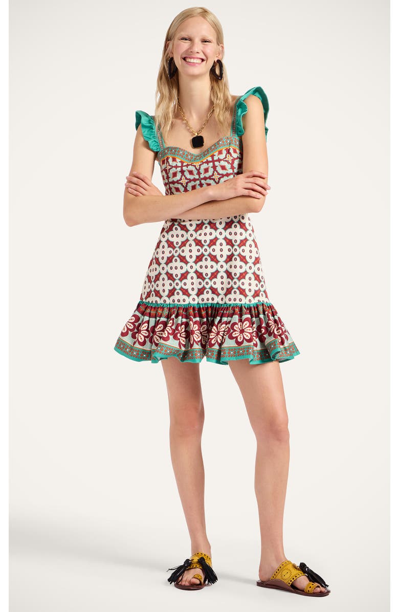 La DoubleJ Mini Gingerbread Dress Pagoda Placée Rust, Main, color, Pagoda Placée Rust