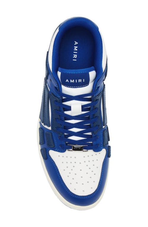 Amiri Low-top Leather Sneakers With Perforated Upper