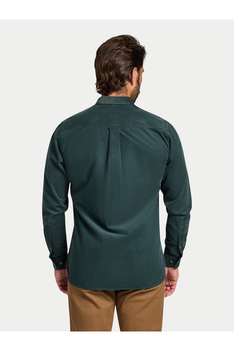 Long Sleeve Soft Needle Corduroy Shirt, Alternate, color, Forest