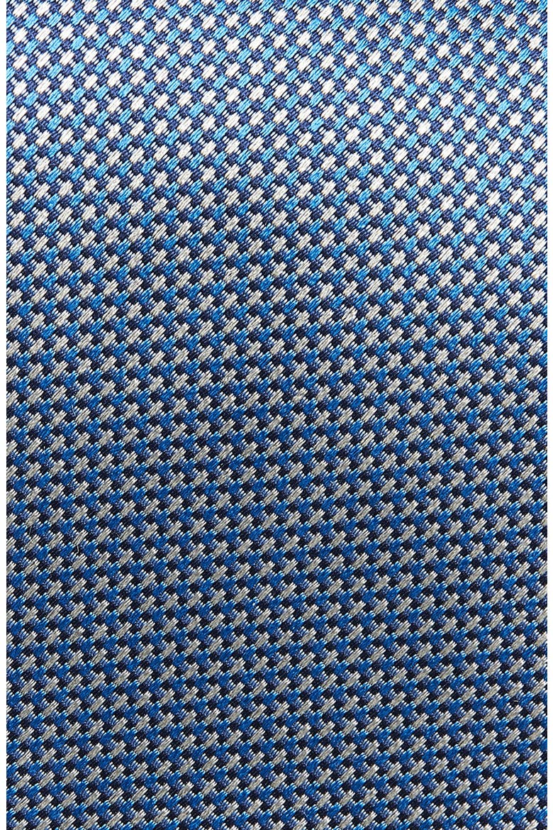Jacquard Silk Tie, Alternate, color, BLUE