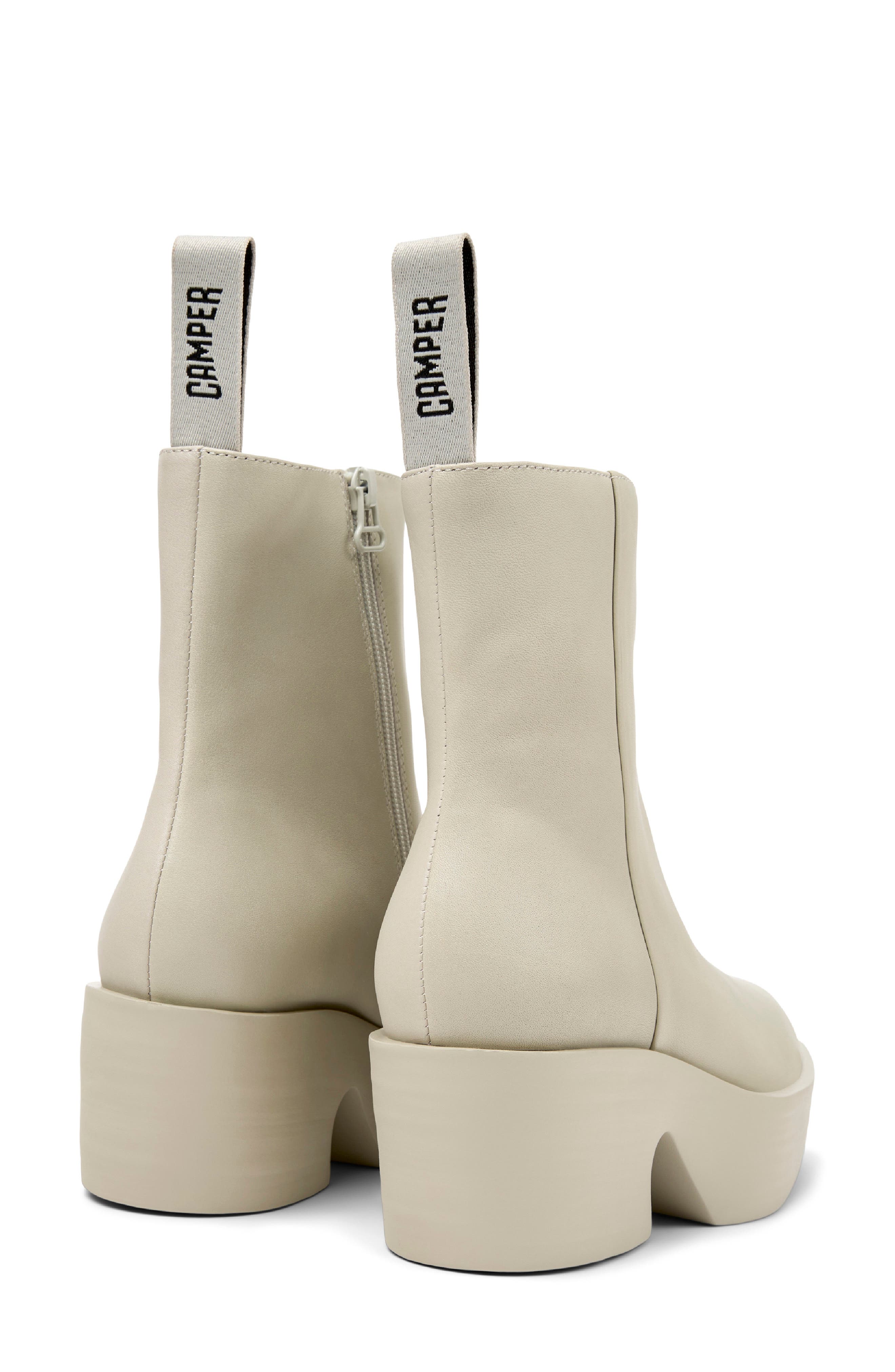 Camper Billie Platform Boot, Alternate, color, Light Beige