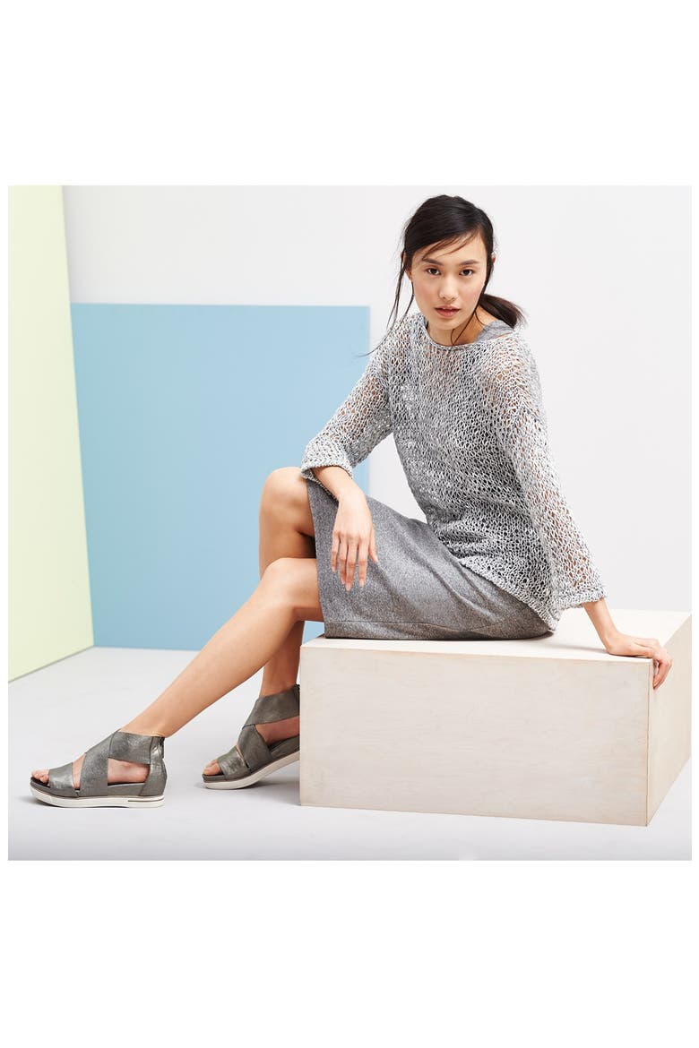 Bateau Neck Open Stitch Sweater, Alternate, color, DARK PEARL