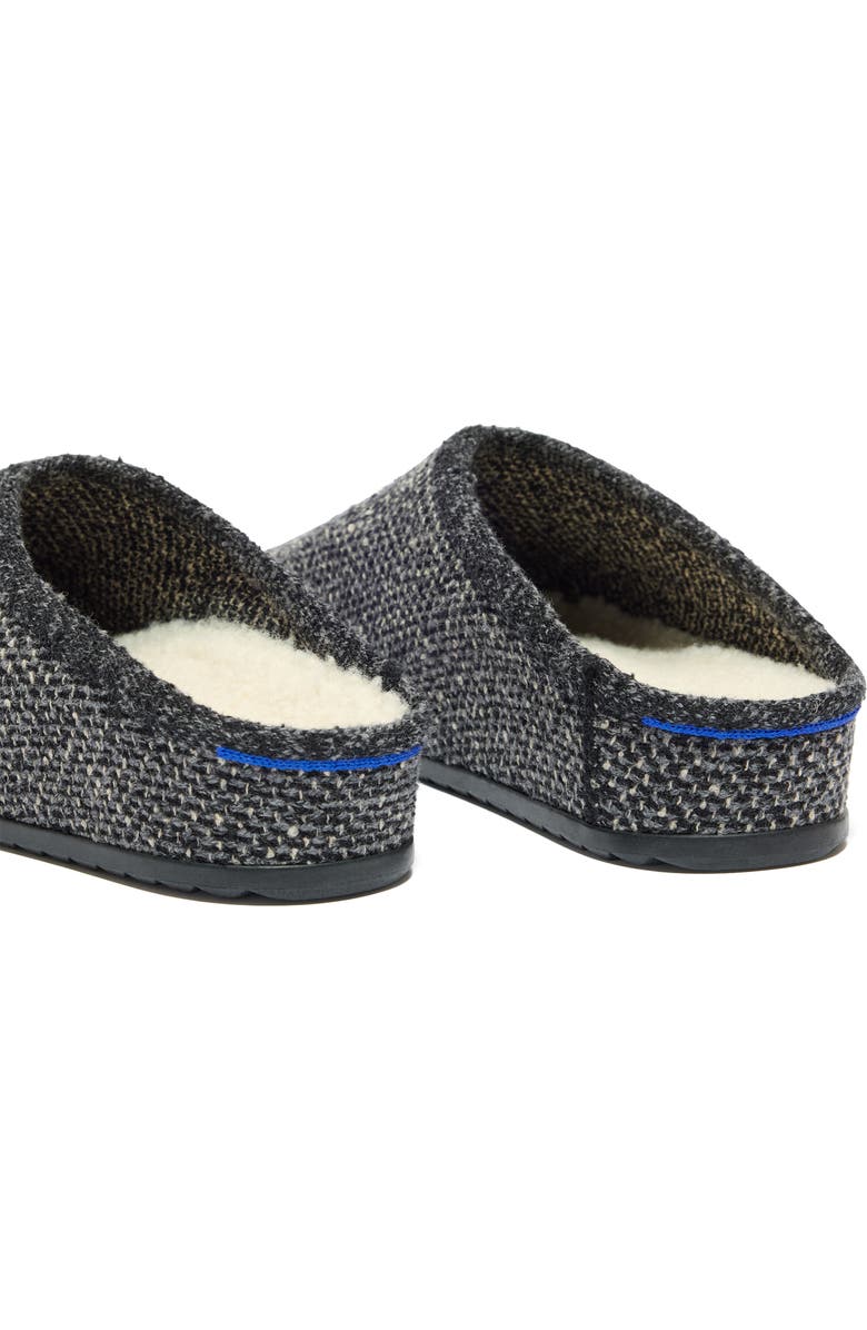 Rothy
s The Cozy Clog, Alternate, color, Black Sesame Bouclé