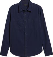 AG Mason Cotton Seersucker Button-Up Shirt