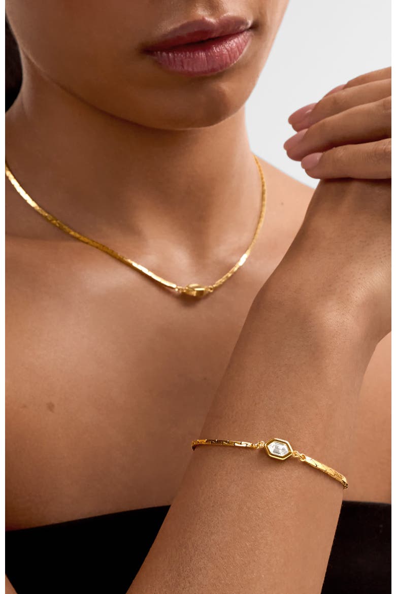 Harlequin Bracelet Bracelet, Alternate, color, Gold Plated