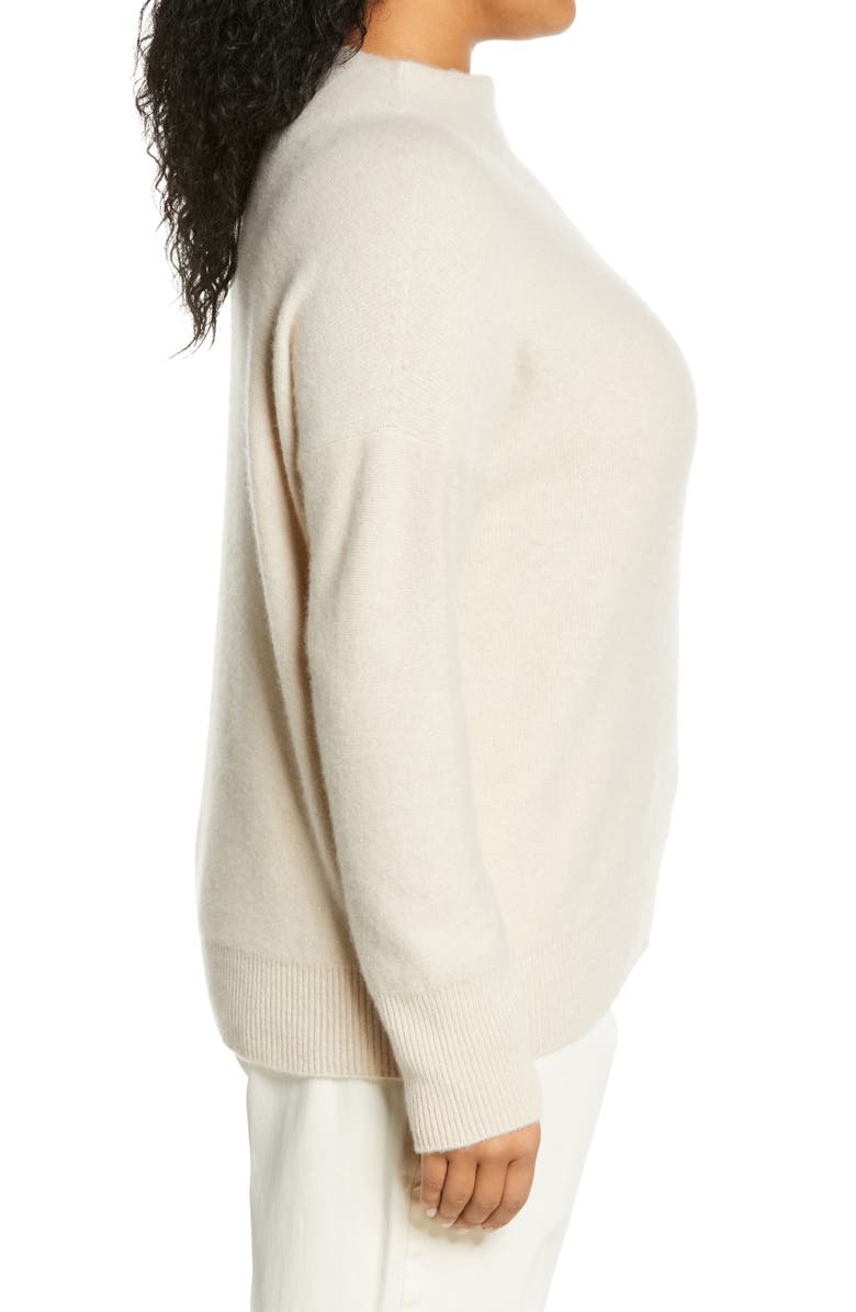 Vince Boiled Cashmere Funnel Neck Pullover, Alternate, color,