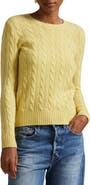Polo Ralph Lauren Cable Stitch Wool & Cashmere Sweater