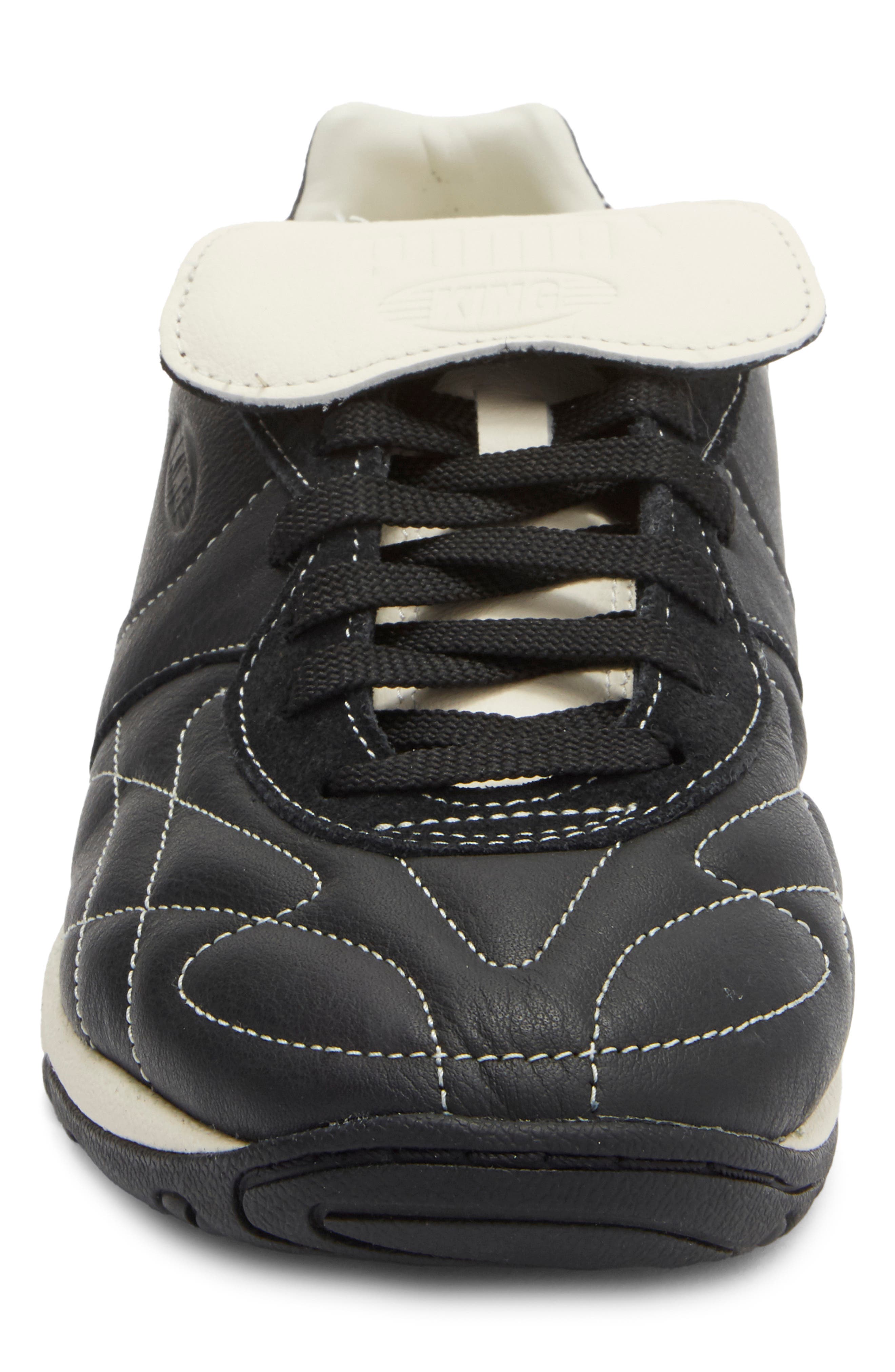 PUMA King Indoor Soccer Sneaker, Alternate, color, Puma Black-Frosted Ivory
