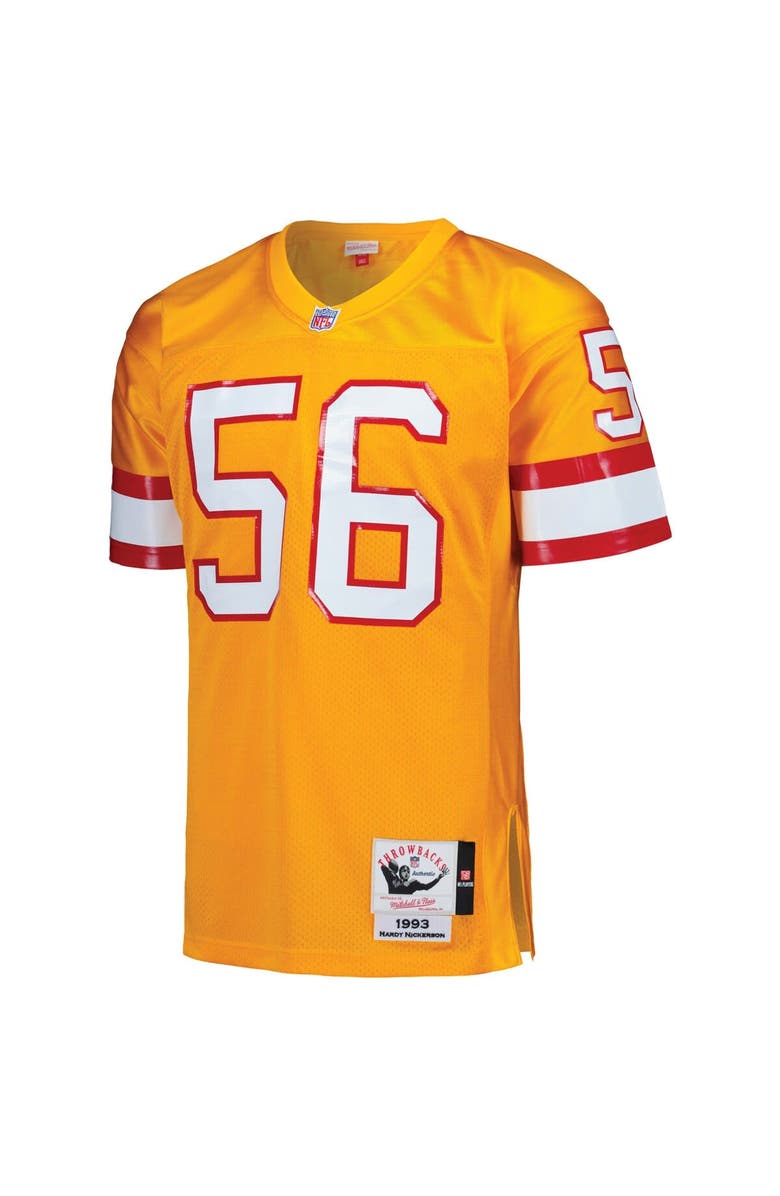 Mitchell & Ness Men's Mitchell & Ness Hardy Nickerson Orange Tampa Bay Buccaneers 1993 Authentic Throwback Retired Player Jersey, Alternate, color, Orange