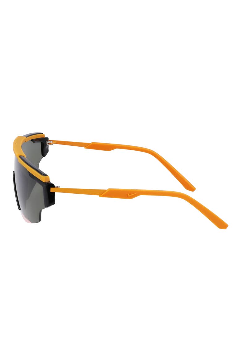 Marquee Edge 64mm Shield Sunglasses, Alternate, color, MONARCH/ GREEN