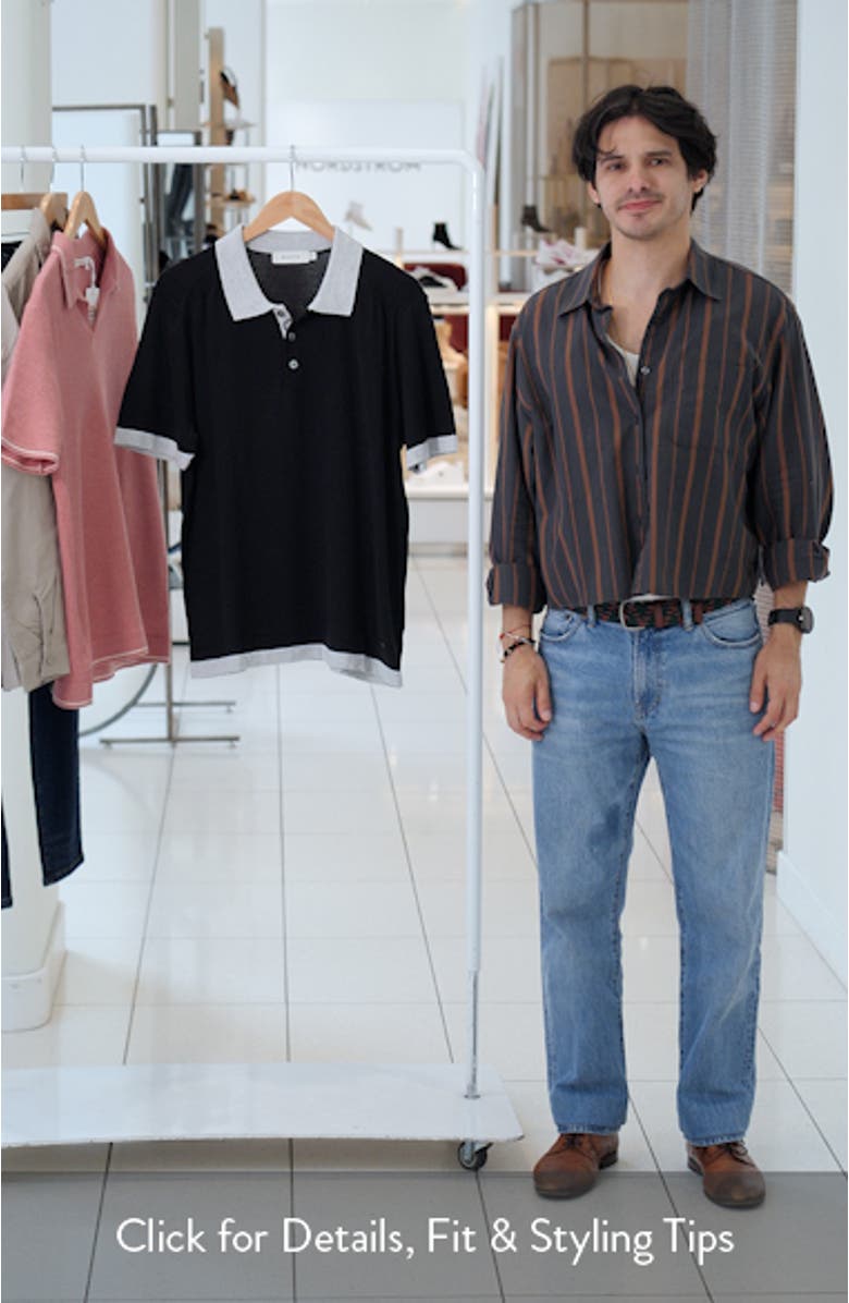 Cotton Blend Polo Sweater, sales video thumbnail