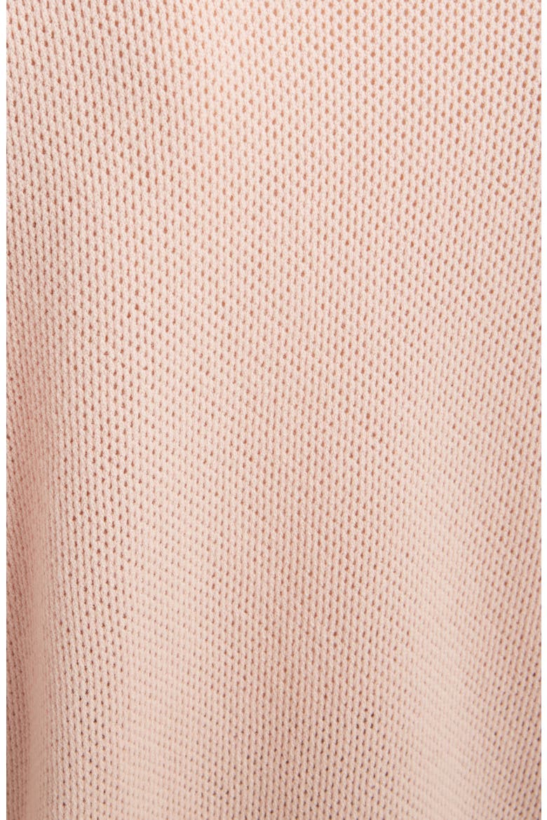 Crewneck Cashmere & Wool Sweater, Alternate, color, PINK