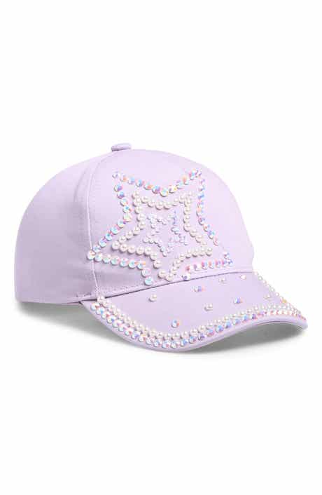 Capelli New York Kids' Gem & Faux Pearl Baseball Cap