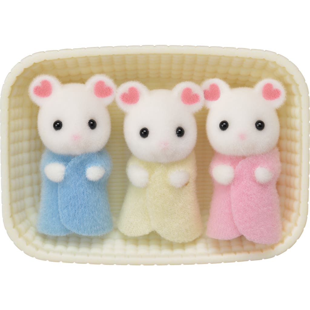 Calico Critters Marshmallow Milk Triplets in Multi  product