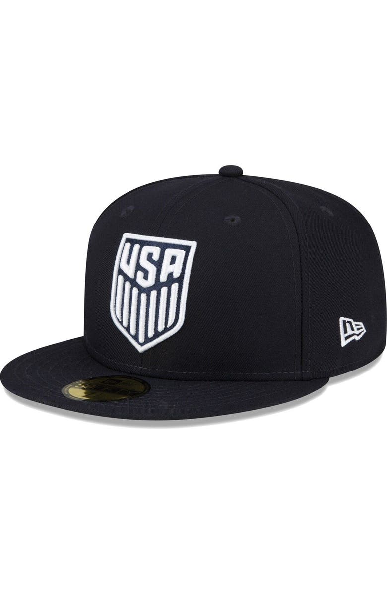 New Era Men's New Era Navy USMNT 59FIFTY Fitted Hat, Alternate, color, 