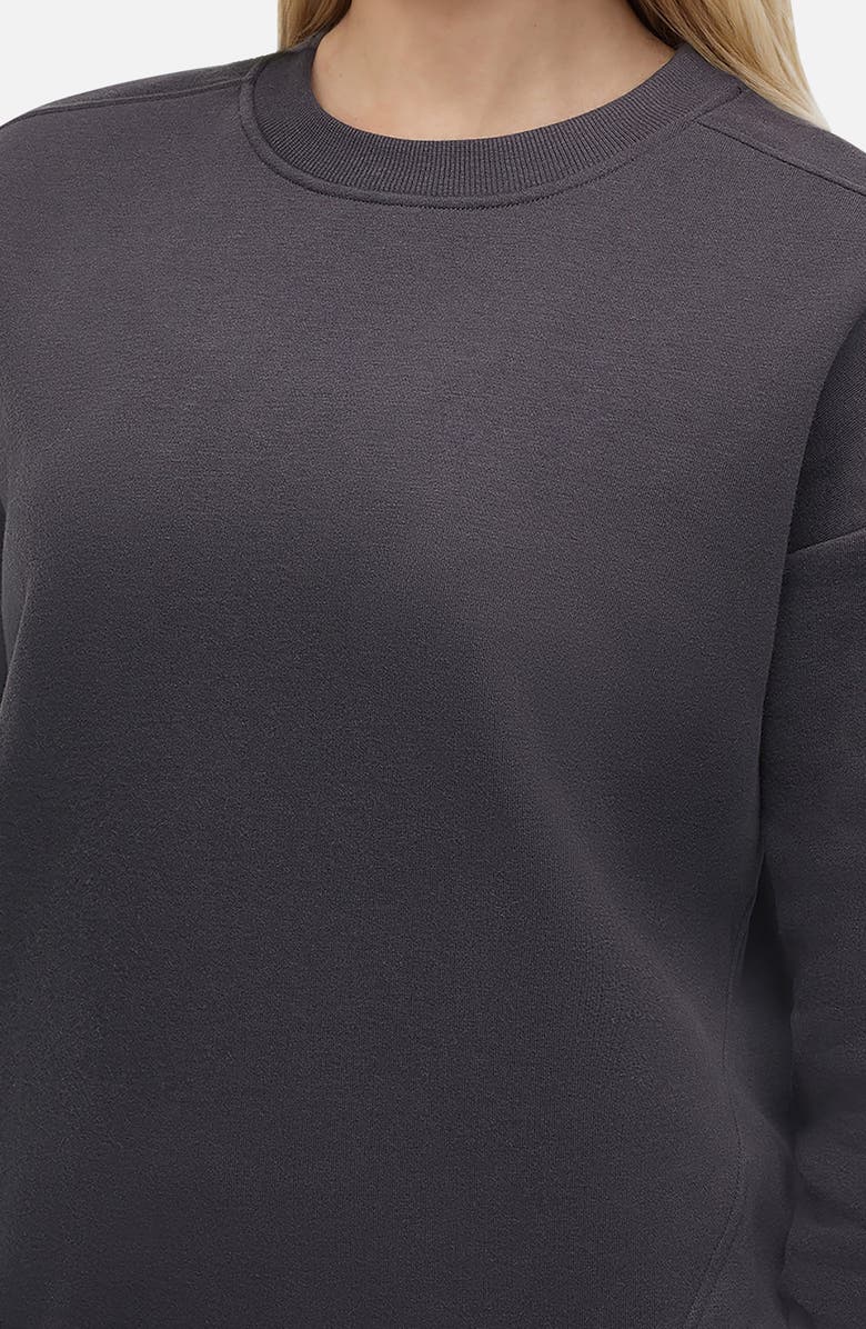 Wildfox Andie Oversize Crewneck Sweatshirt, Alternate, color, Phantom