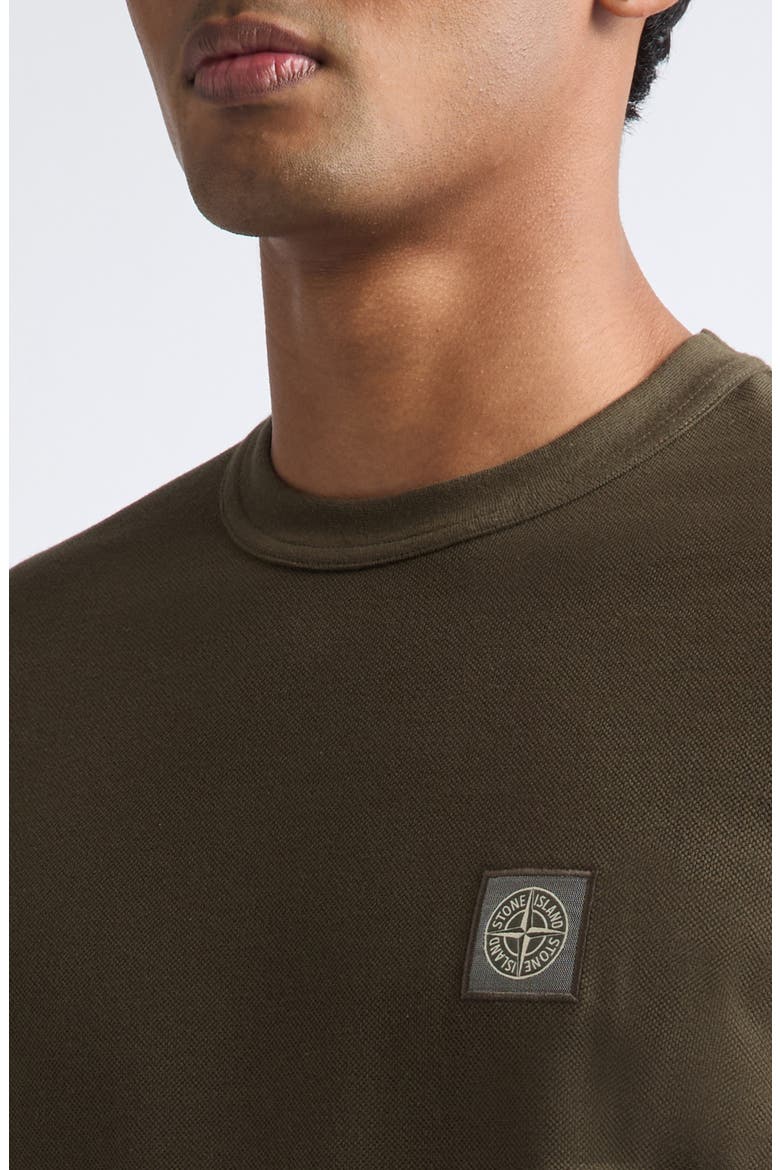 Compass Logo Patch Short Sleeve T-Shirt, Alternate, color, V0078 COAL GREY