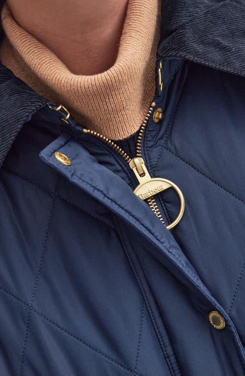 Barbour Cookston Quilted Coat With Removable Hood