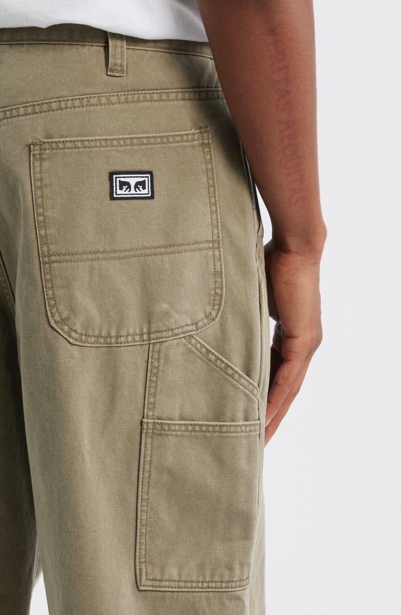 Obey Big Timer Carpenter Pants, Alternate, color, Mermaid Faded Wash