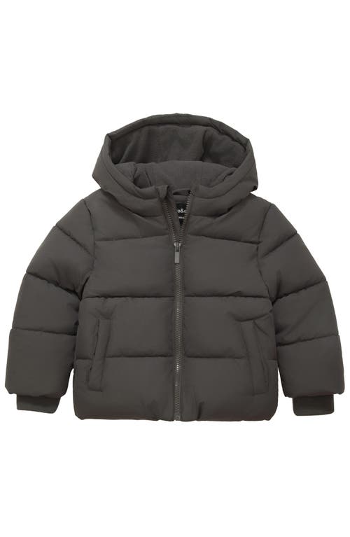 Rokka&rolla Fleece Lined Cloud Hooded Jacket In Gray