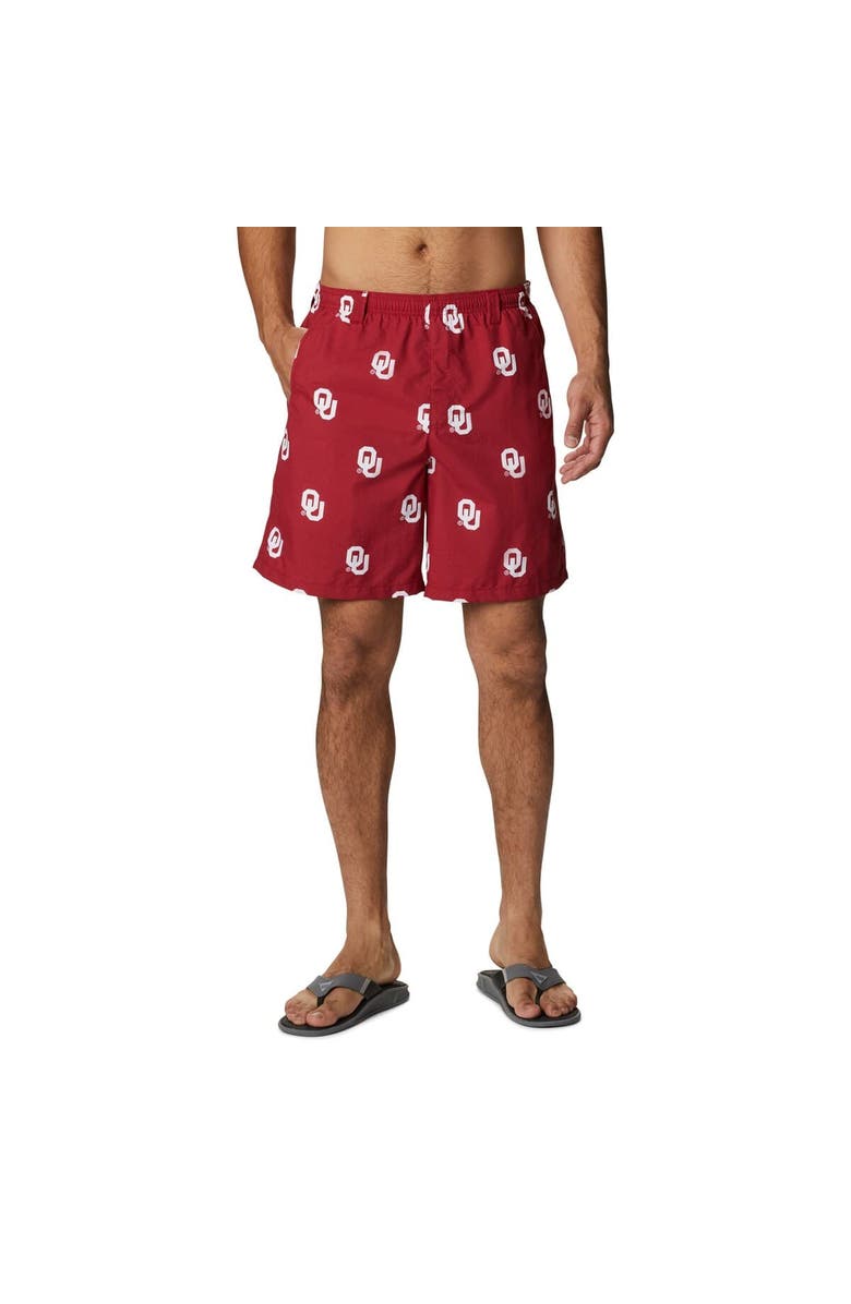 Columbia Men's Columbia Crimson Oklahoma Sooners Backcast III Printed Short, Main, color, Crimson