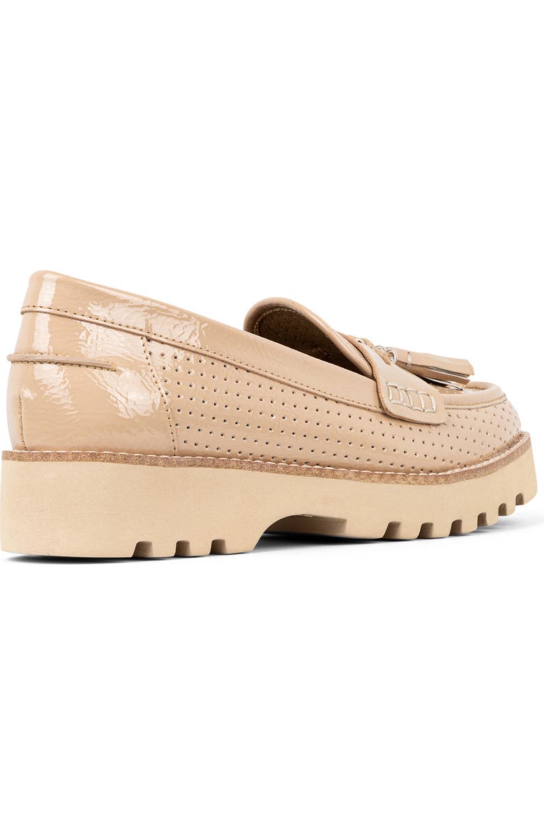 Donald Pliner Haarle Lug Sole Tassel Loafer, Alternate, color, Sand