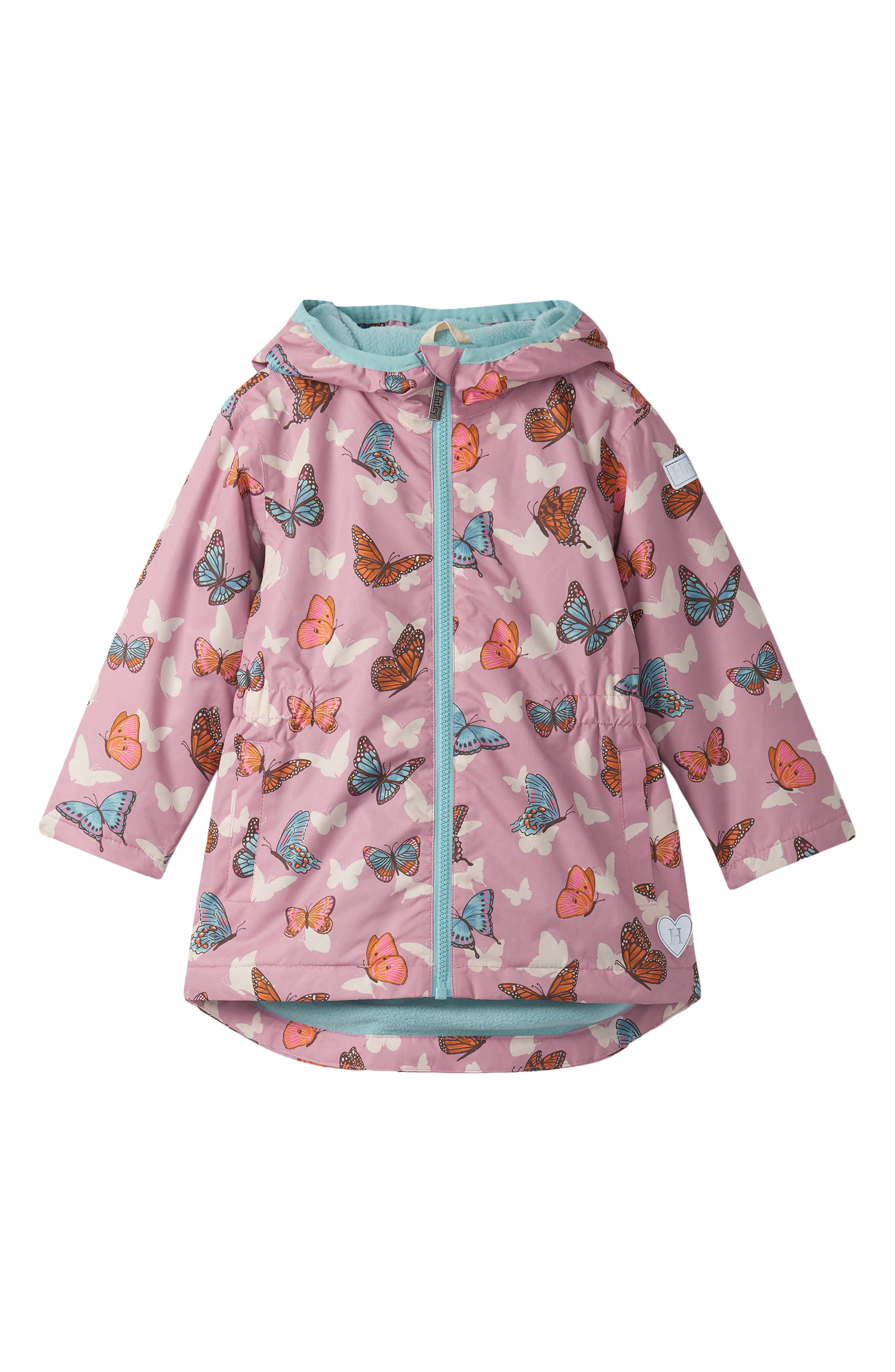 Hatley Kids' Pop Out Butterflies Waterproof Rain Jacket