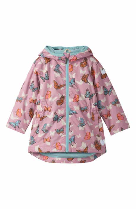 Hatley Kids' Pop Out Butterflies Waterproof Rain Jacket