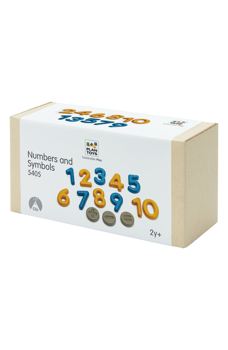 PlanToys<sup>®</sup> Numbers & Symbols Playset, Alternate, color, Assorted