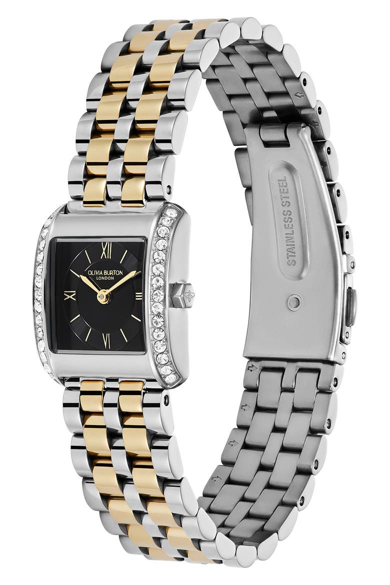 Berkley Square Quartz Bracelet Watch, 21mm, Alternate, color, BLACK