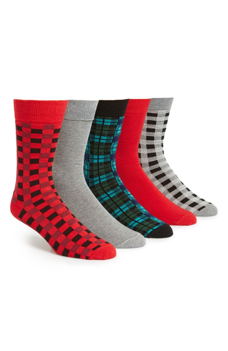 Topman Assorted Socks, Main, color, 