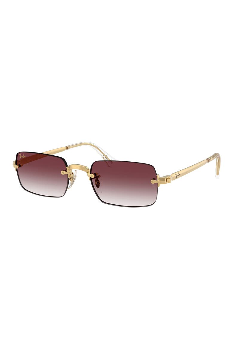 54mm Gradient Oval Sunglasses, Alternate, color, ARISTA / CLEAR DARK VIOLE