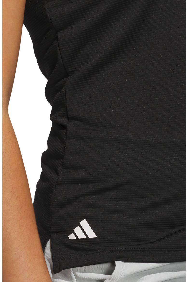 Performance Sleeveless Polo, Alternate, color, BLACK