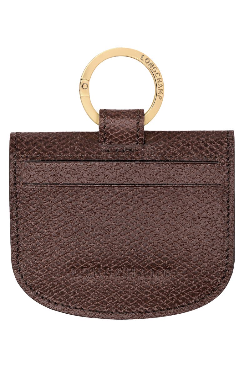Les Champs 	pure Card Holder, Alternate, color, MOCHA
