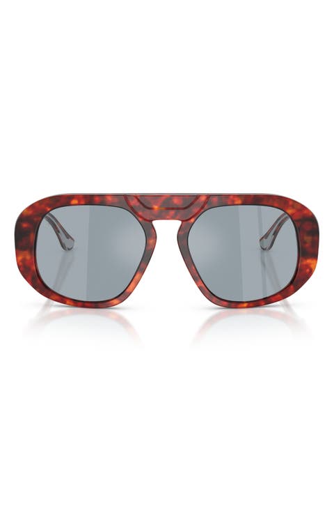 54mm Polarized Pillow Sunglasses