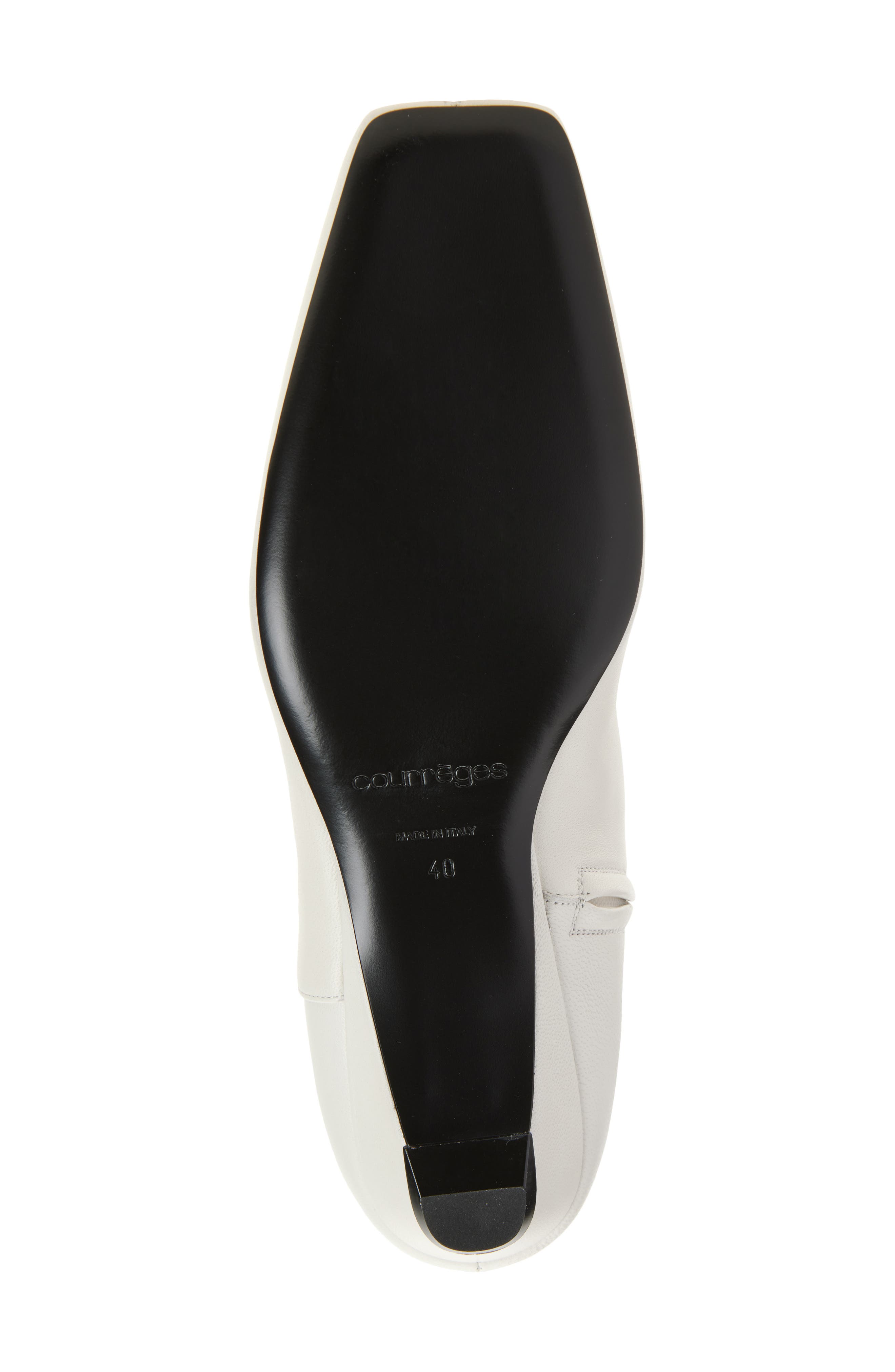 Courrèges Heritage Boot, Alternate, color, Heritage White