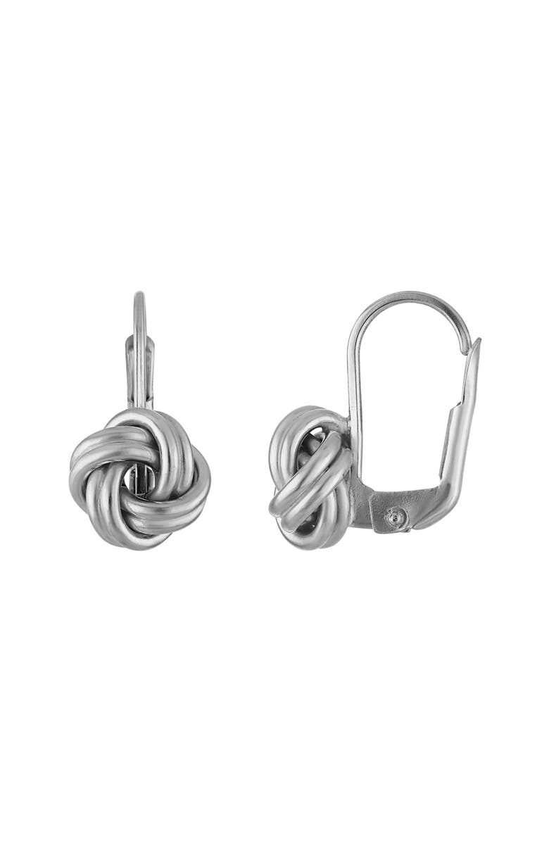 FZN 14K Gold Knot Earrings, Main, color, 