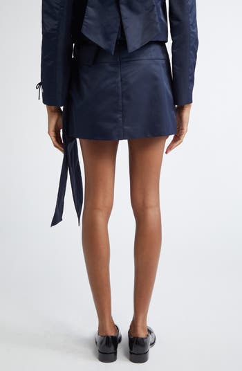 Skar Bow Sash Miniskirt