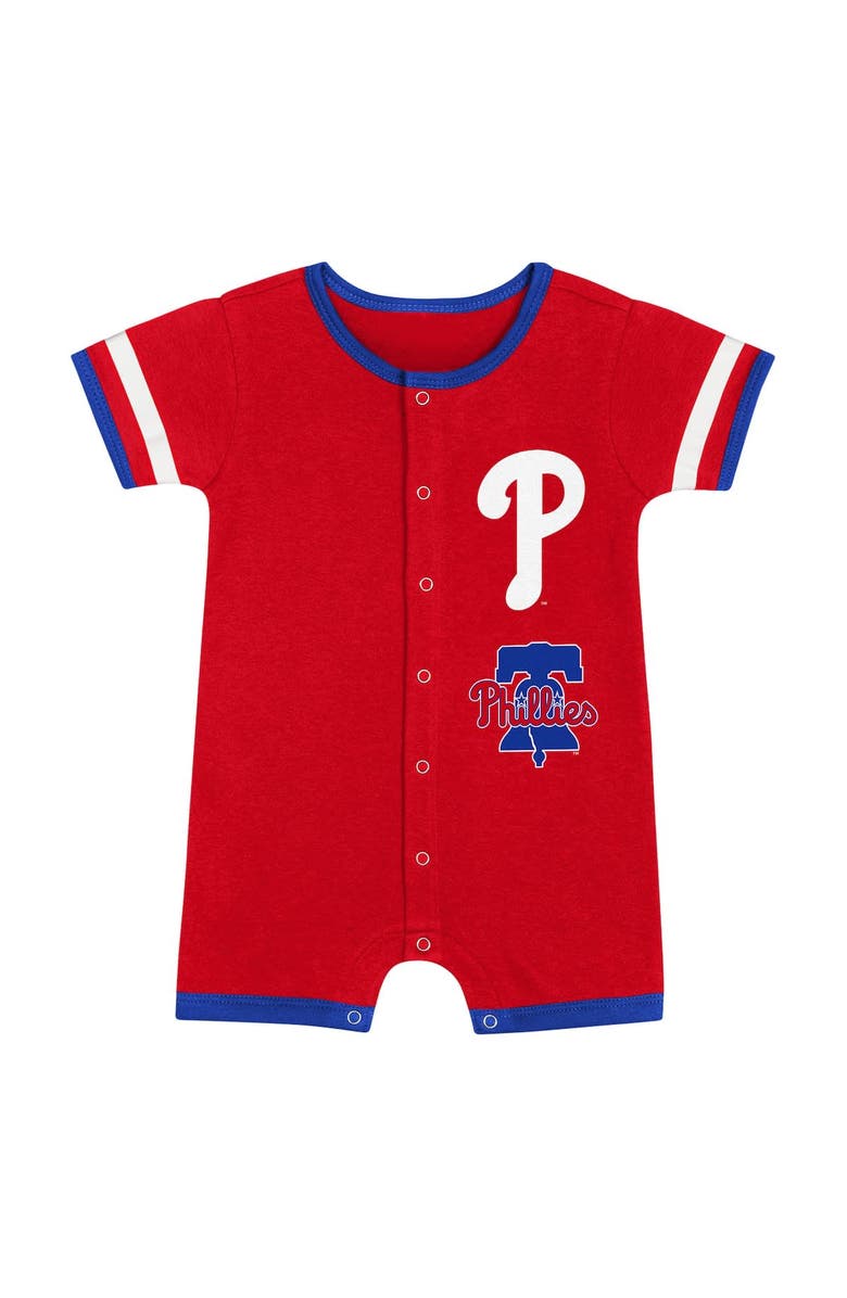 Outerstuff Newborn  Red Philadelphia Phillies Double Hit Coveralls, Alternate, color, 