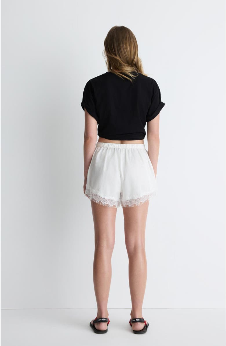 Romy Paris Silky Shorts, Alternate, color, White