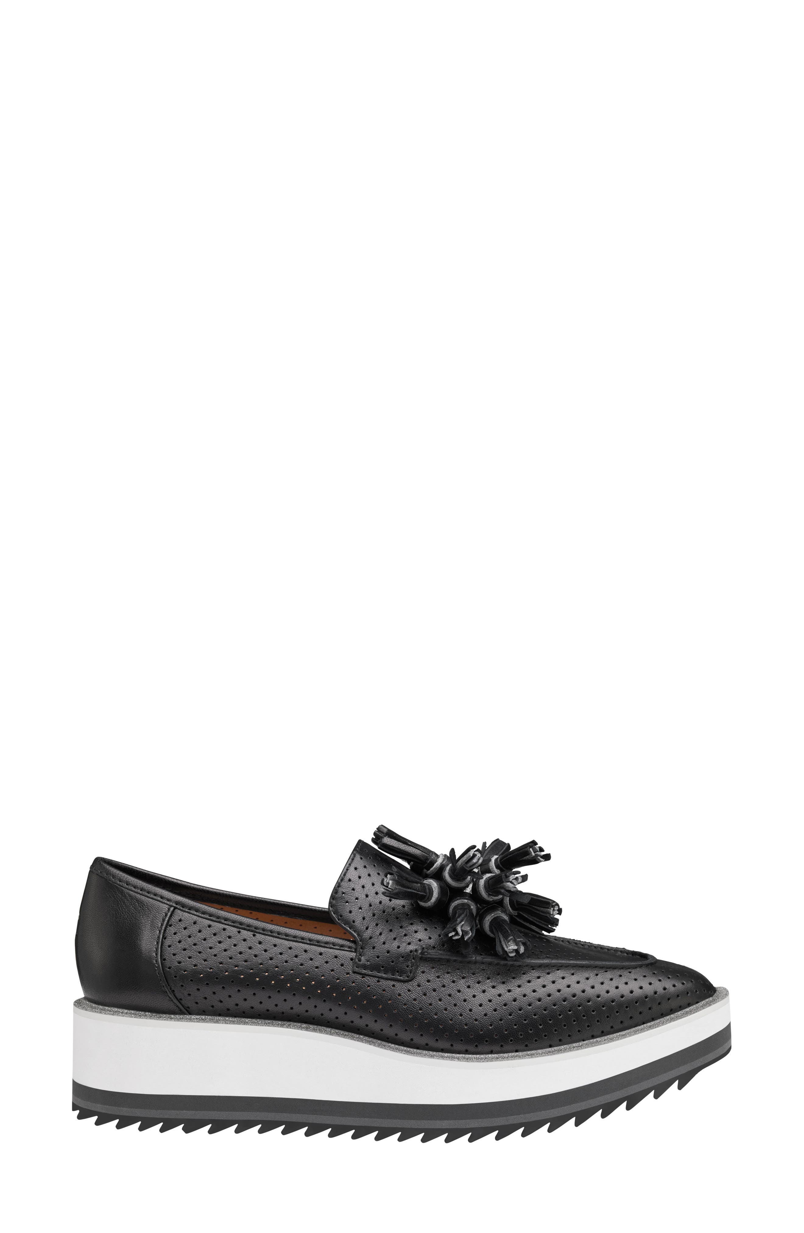 Johnston & Murphy Gracelyn Platform Tassel Loafer, Alternate, color, 