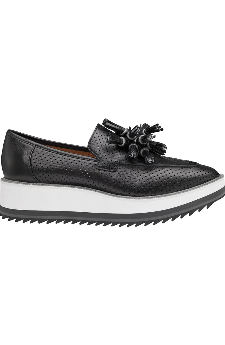 Johnston & Murphy Gracelyn Platform Tassel Loafer, Alternate, color,