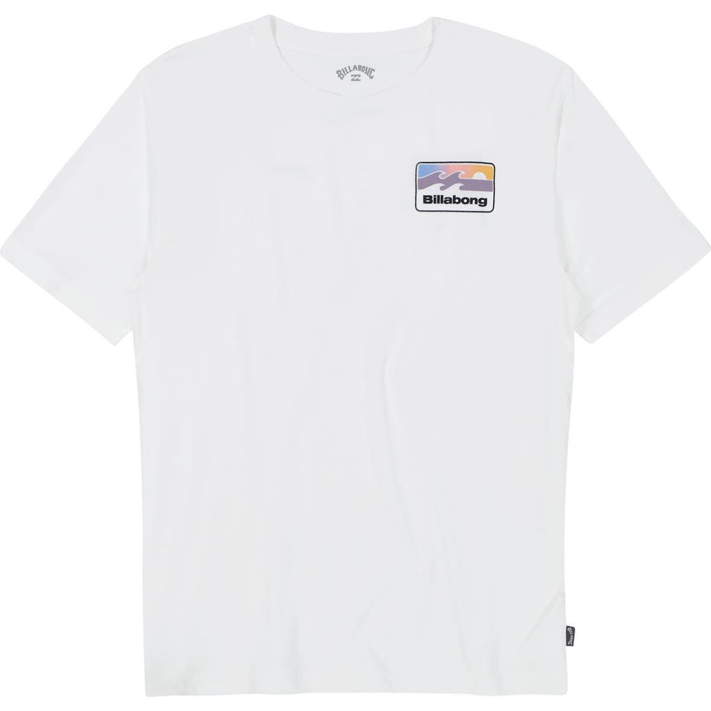 Billabong Kids' Runner Performance Graphic T-shirt In White