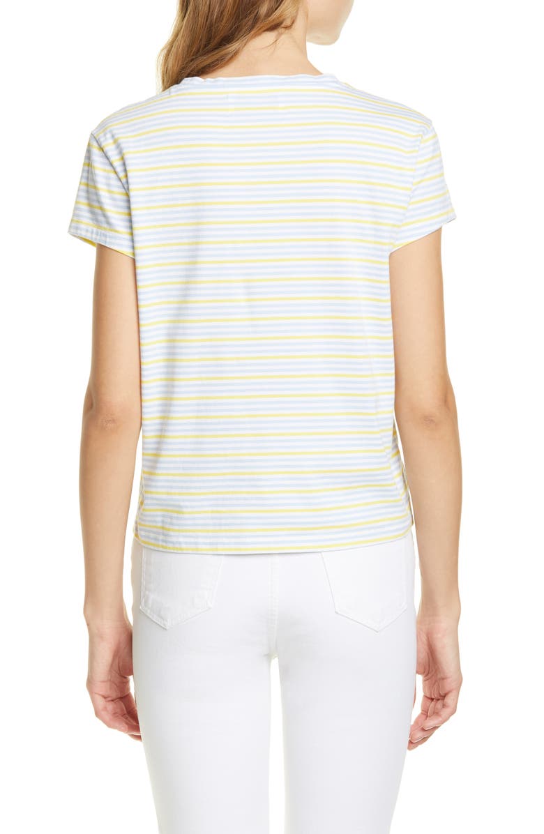 La Ligne Stripe Shrunken Tee, Alternate, color, 