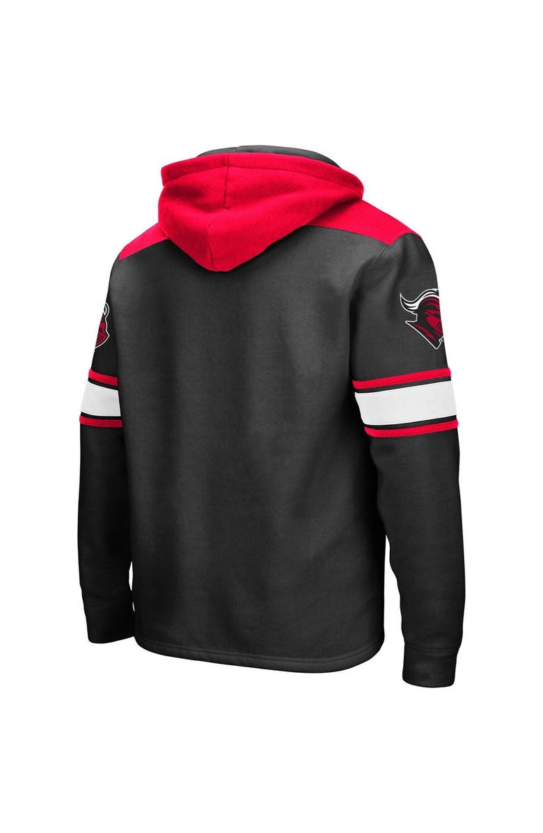 COLOSSEUM Men's Colosseum Black Rutgers Scarlet Knights 2.0 Lace-Up Pullover Hoodie, Alternate, color, Black